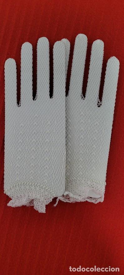 Vintage: Guantes de red blancos - Foto 2