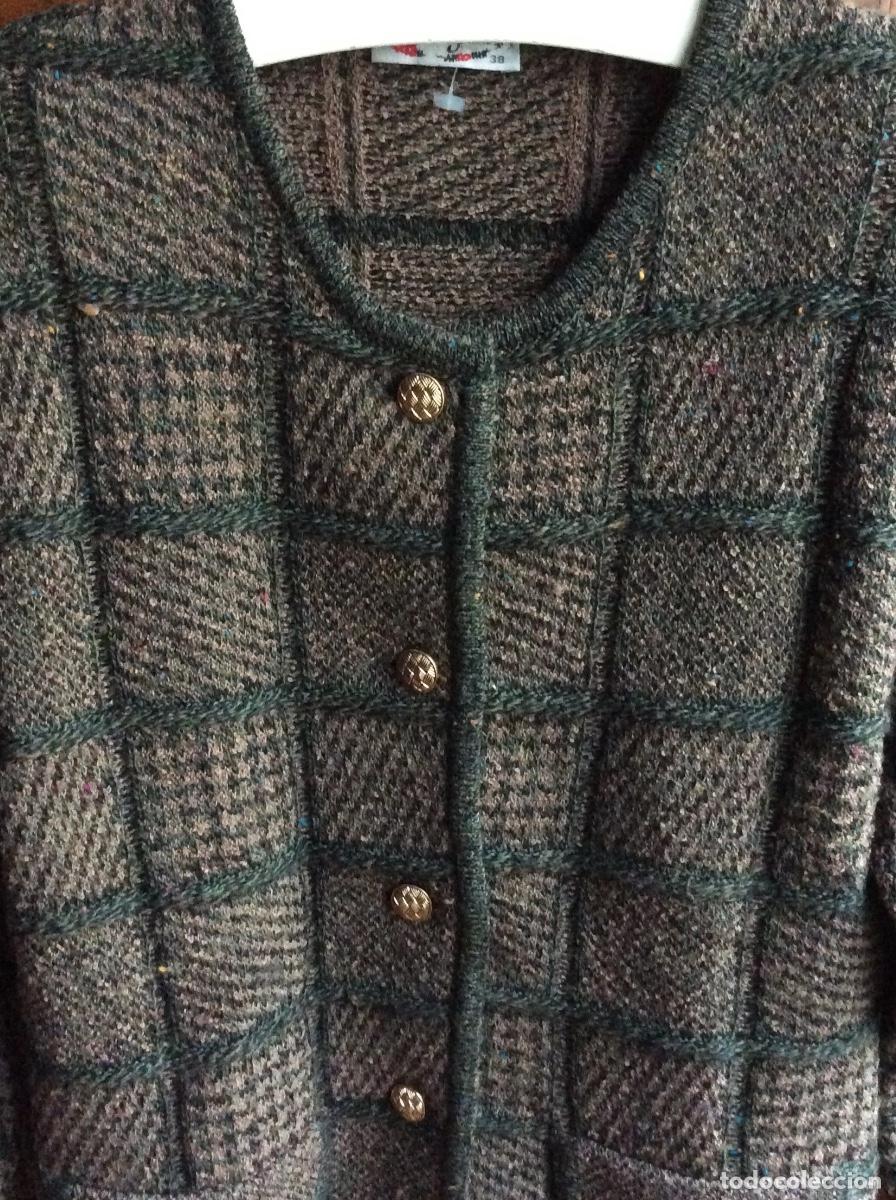Vintage: CHAQUETA VERDE Y MARR&Oacute;N - Foto 2