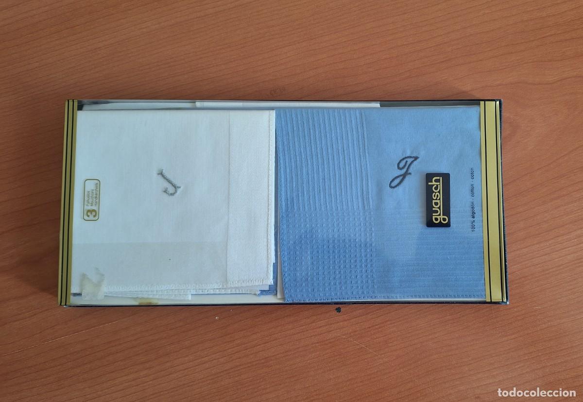 Vintage: Pa&ntilde;uelos de bolsillo bordados - Foto 2