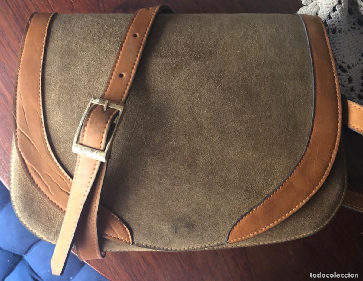 Vintage: BOLSO DE MUJER COLOR MARR&Oacute;N - Foto 4