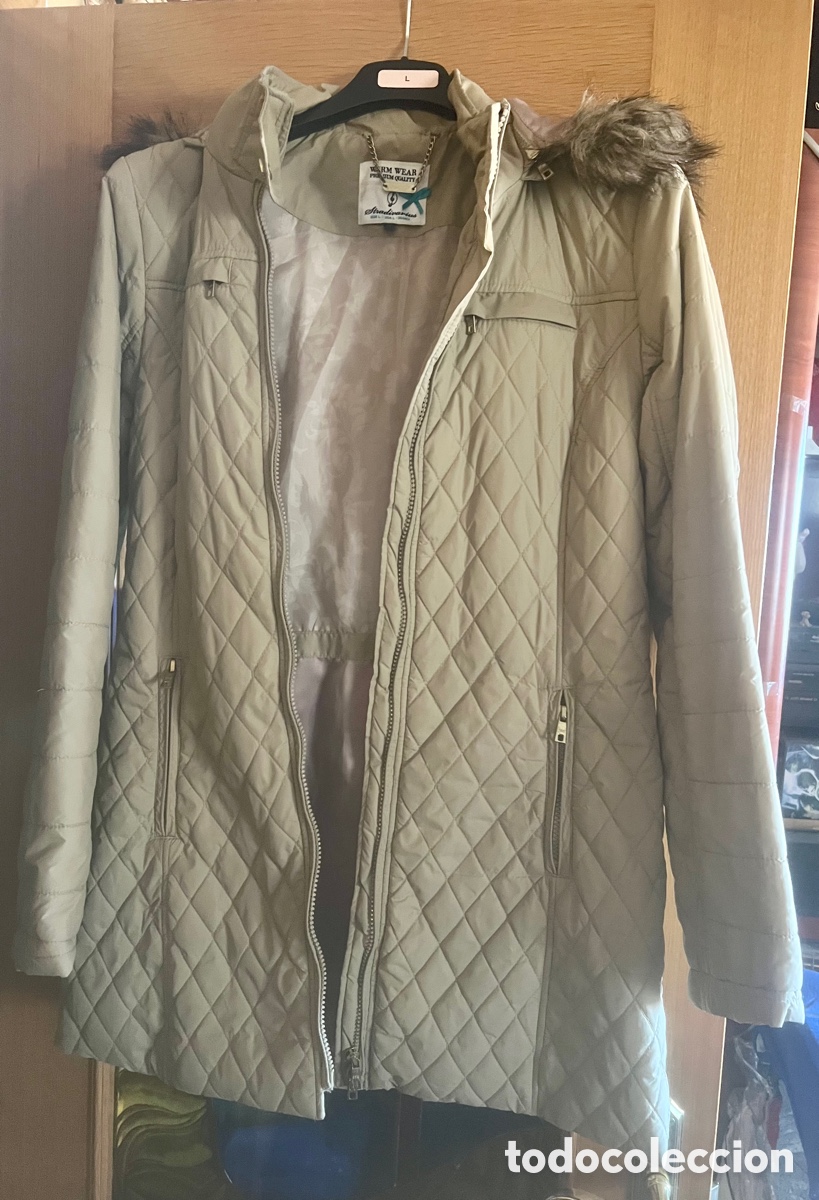 Vintage: Parka mujer beis T/L nueva - Foto 1