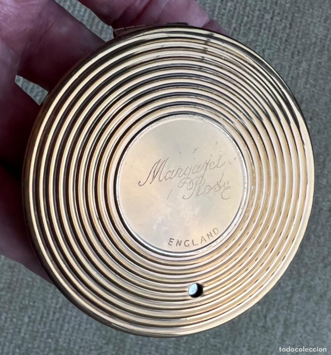 Vintage: Polvera de metal Margaret Rose - England - Foto 4