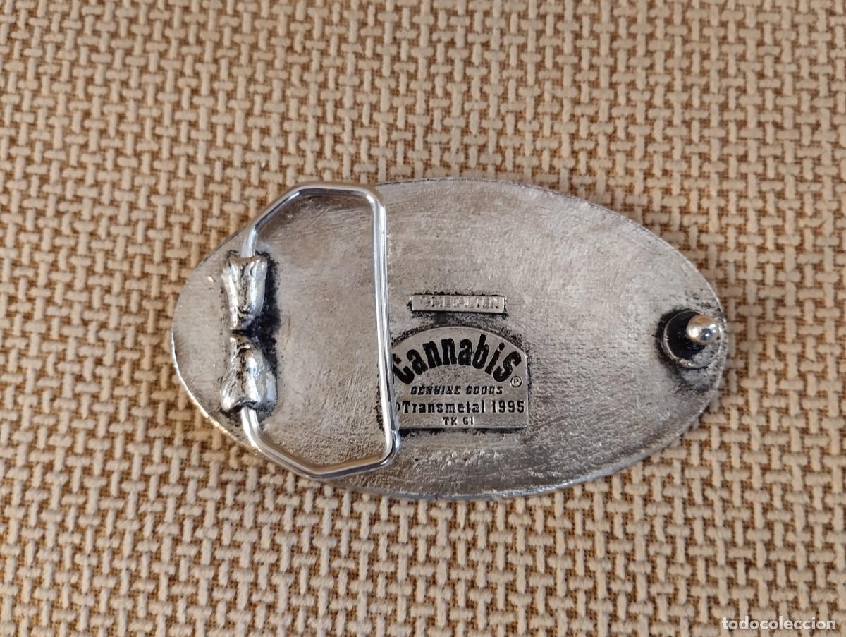 Vintage: Hebilla CANNABIS AMSTERDAM antigua - Foto 2