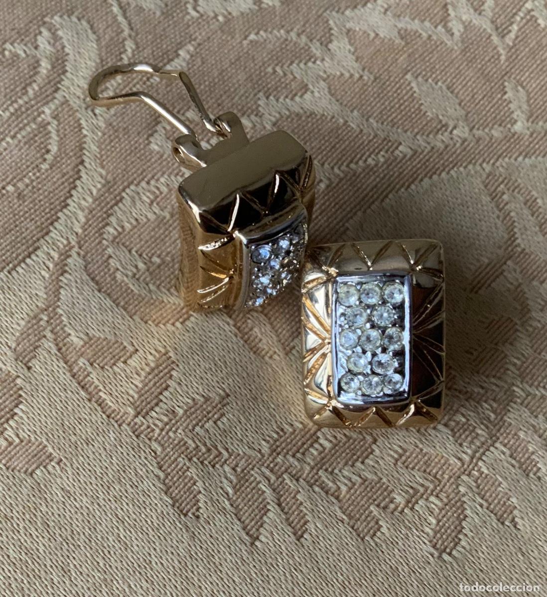 Vintage: PENDIENTES VINTAGE CIERRE OMEGA - Foto 2