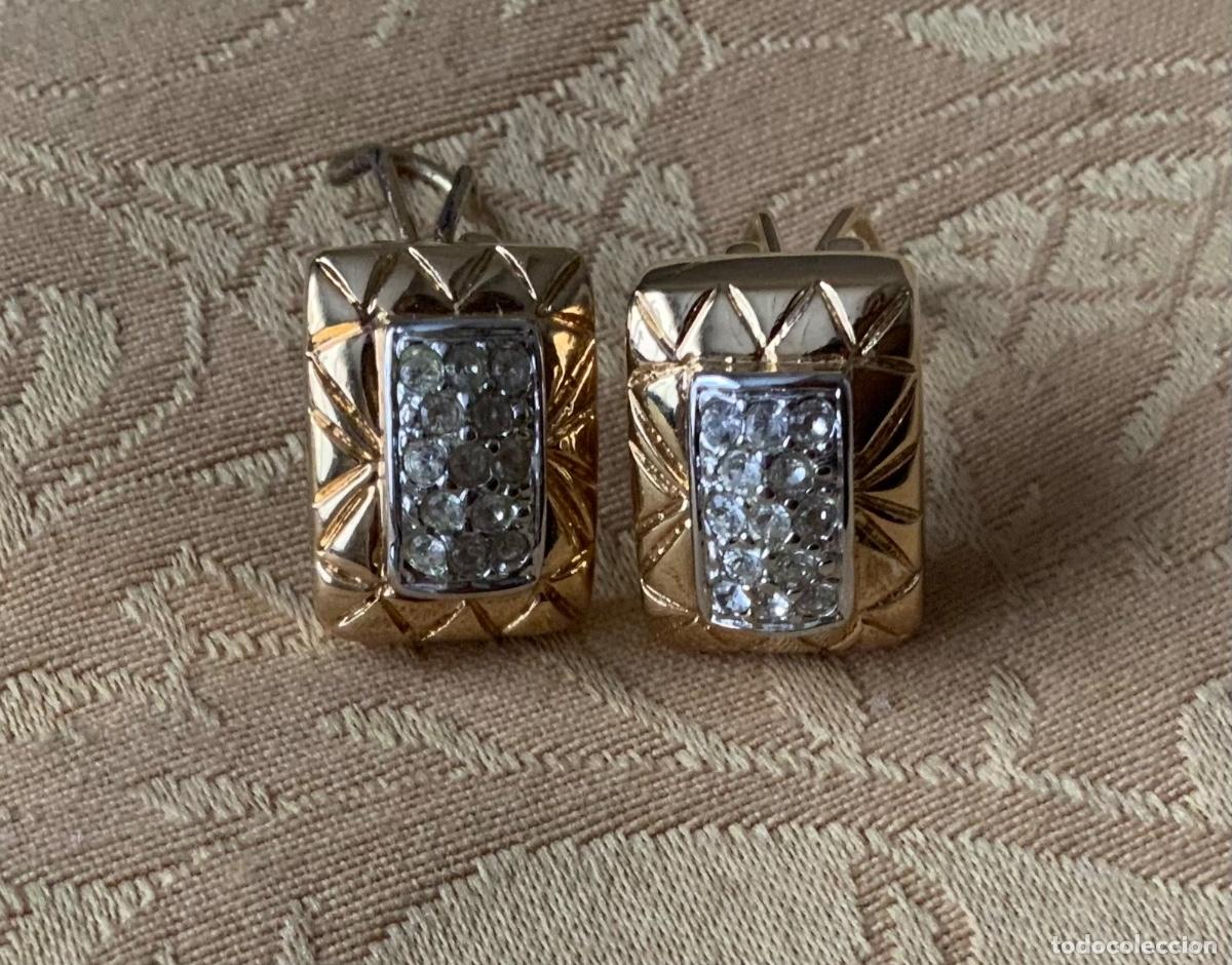 Vintage: PENDIENTES VINTAGE CIERRE OMEGA - Foto 4