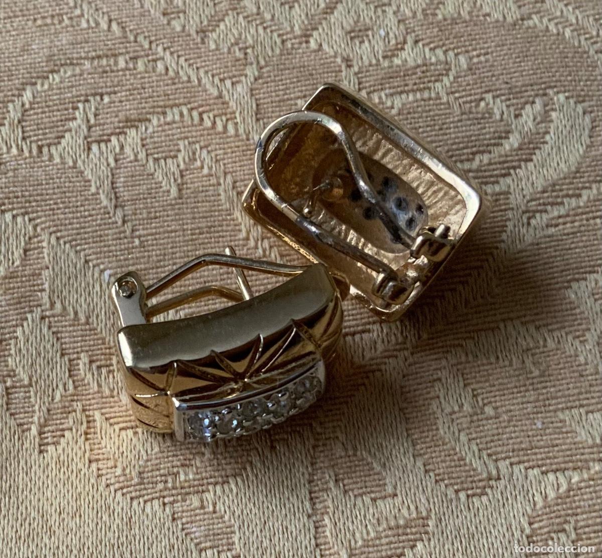 Vintage: PENDIENTES VINTAGE CIERRE OMEGA - Foto 5