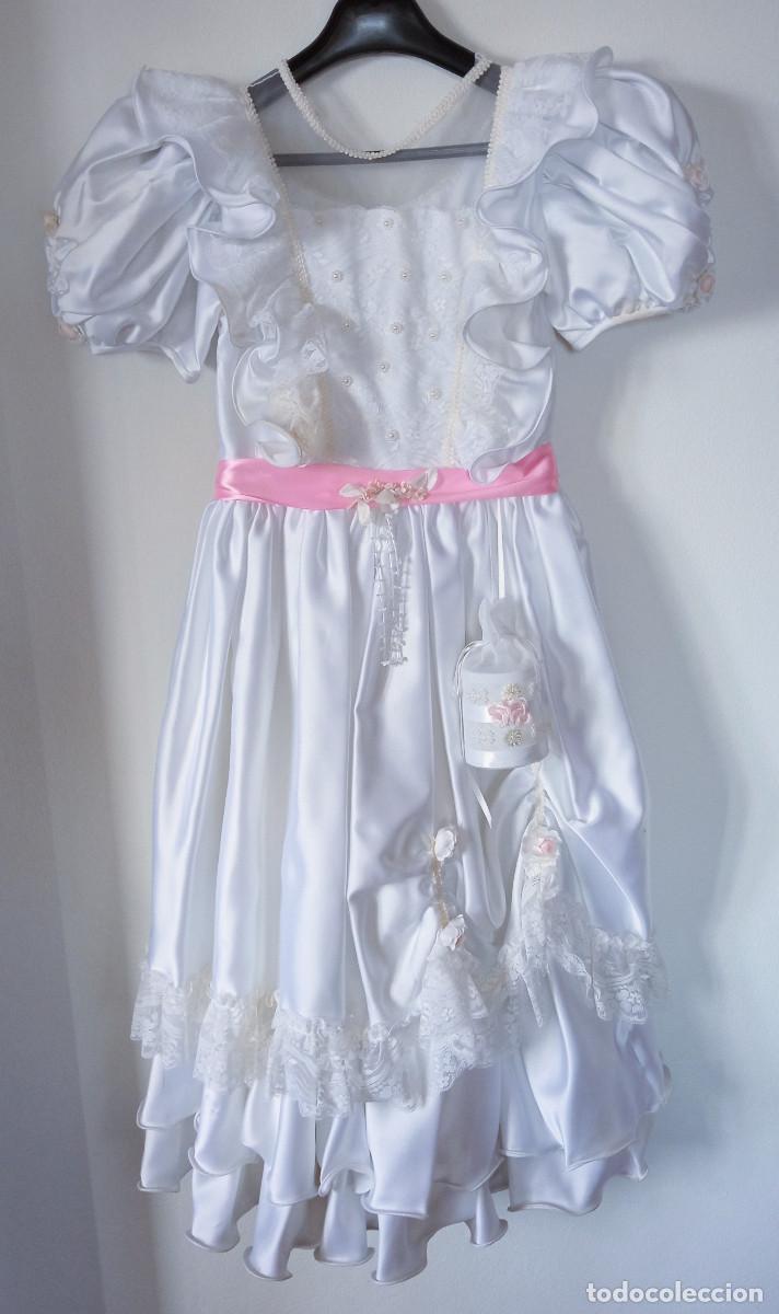 Vintage: VESTIDO COMUNI&Oacute;N NI&Ntilde;A - Foto 1