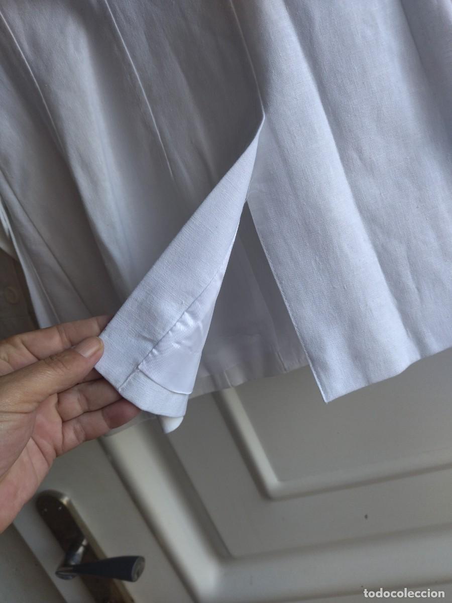 Vintage: Chaqueta blanca de lino y algodon. hm hennes - Foto 10