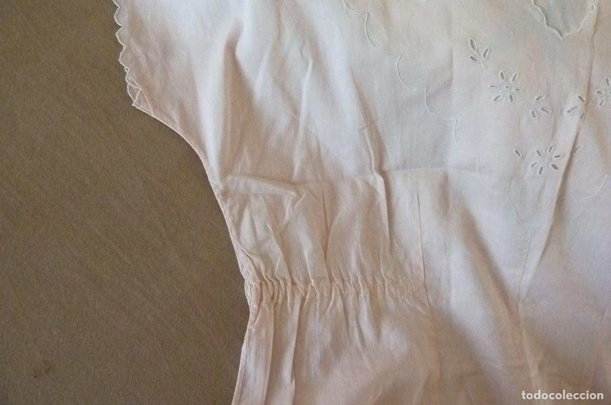 Vintage: Antiguo camison bordado - Foto 8