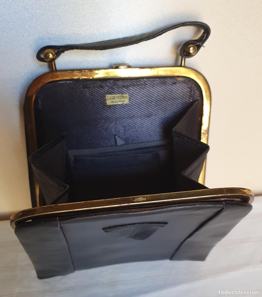 Vintage: Bolso de piel negro - Foto 3