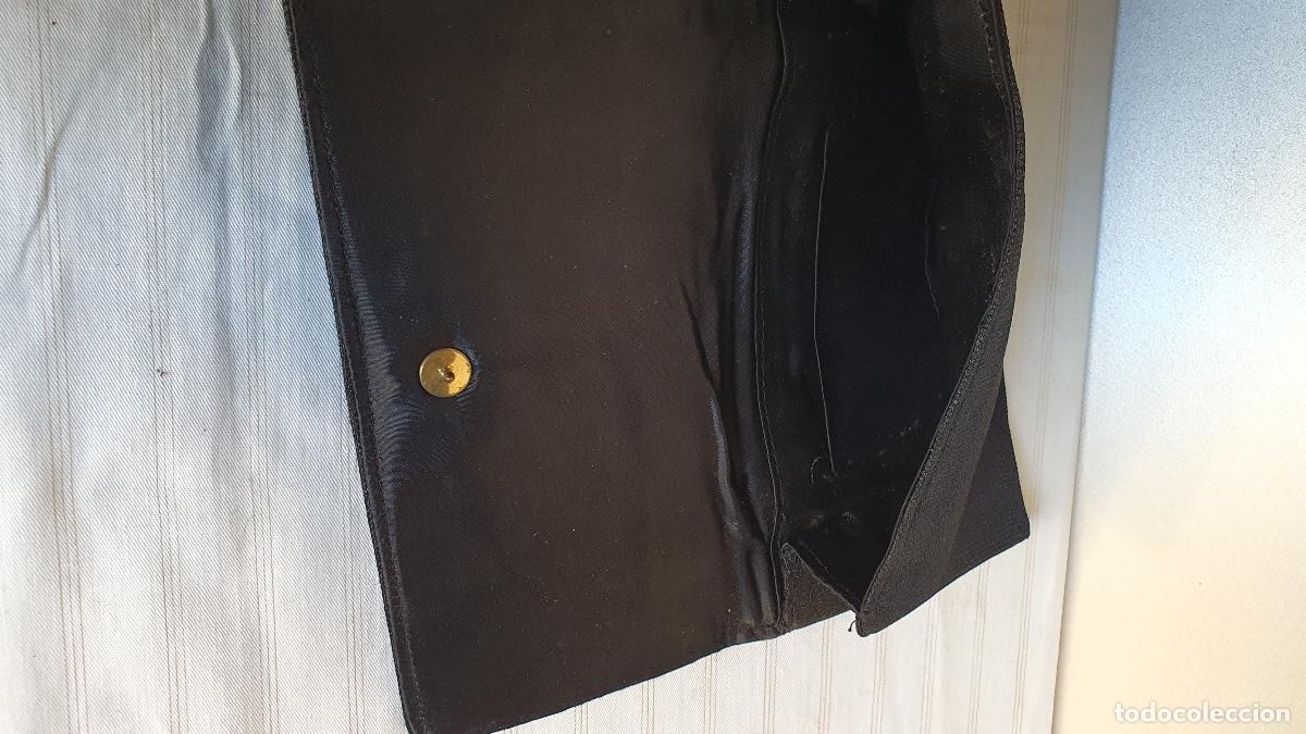 Vintage: Cartera de tela con lazo y cristal - Foto 2