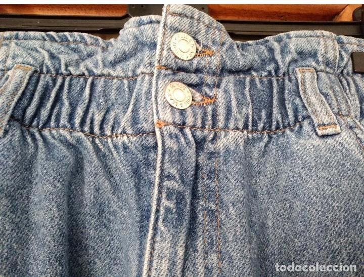 Vintage: Minifalda vaquera talla M cintura el&aacute;stica Pull&Bear - Foto 2