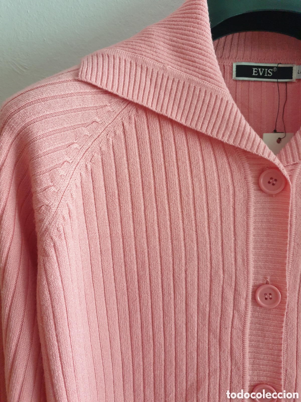 Vintage: Jersey rosa Evis. Talla L. Nuevo - Foto 3