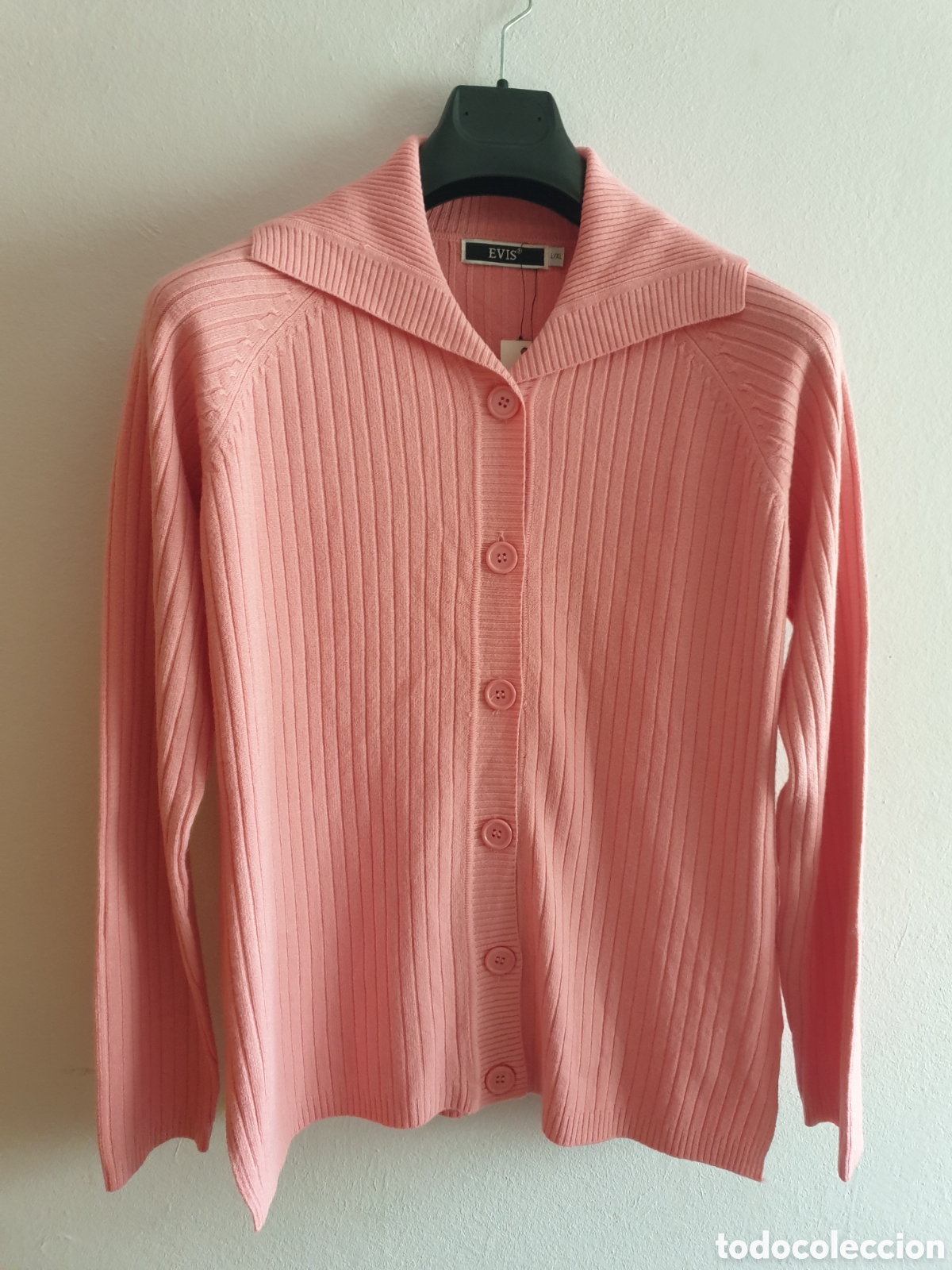 Vintage: Jersey rosa Evis. Talla L. Nuevo - Foto 1