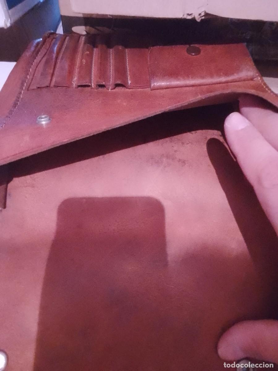 Vintage: Mochila de cuero a&ntilde;os 70 - Foto 9