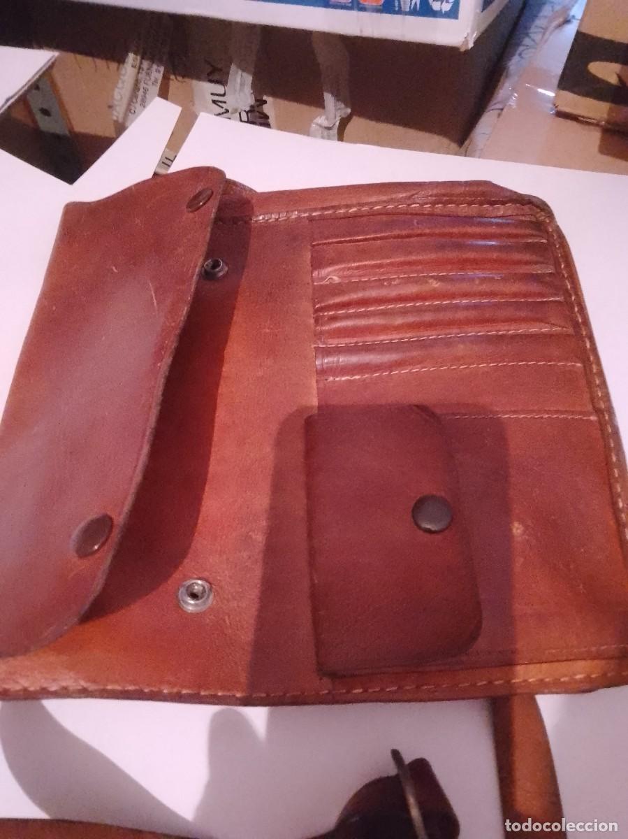 Vintage: Mochila de cuero a&ntilde;os 70 - Foto 10