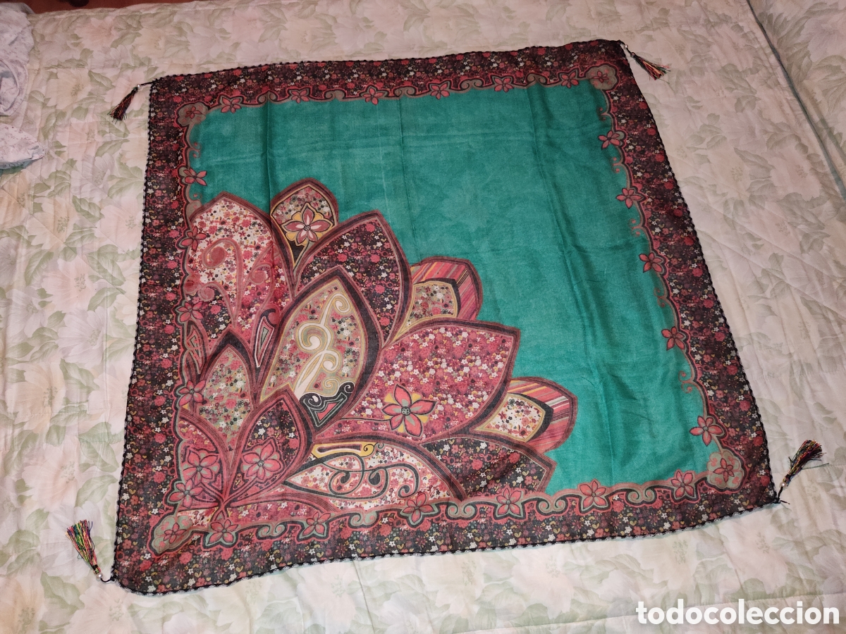 Vintage: Pa&ntilde;uelo de seda. - Foto 6