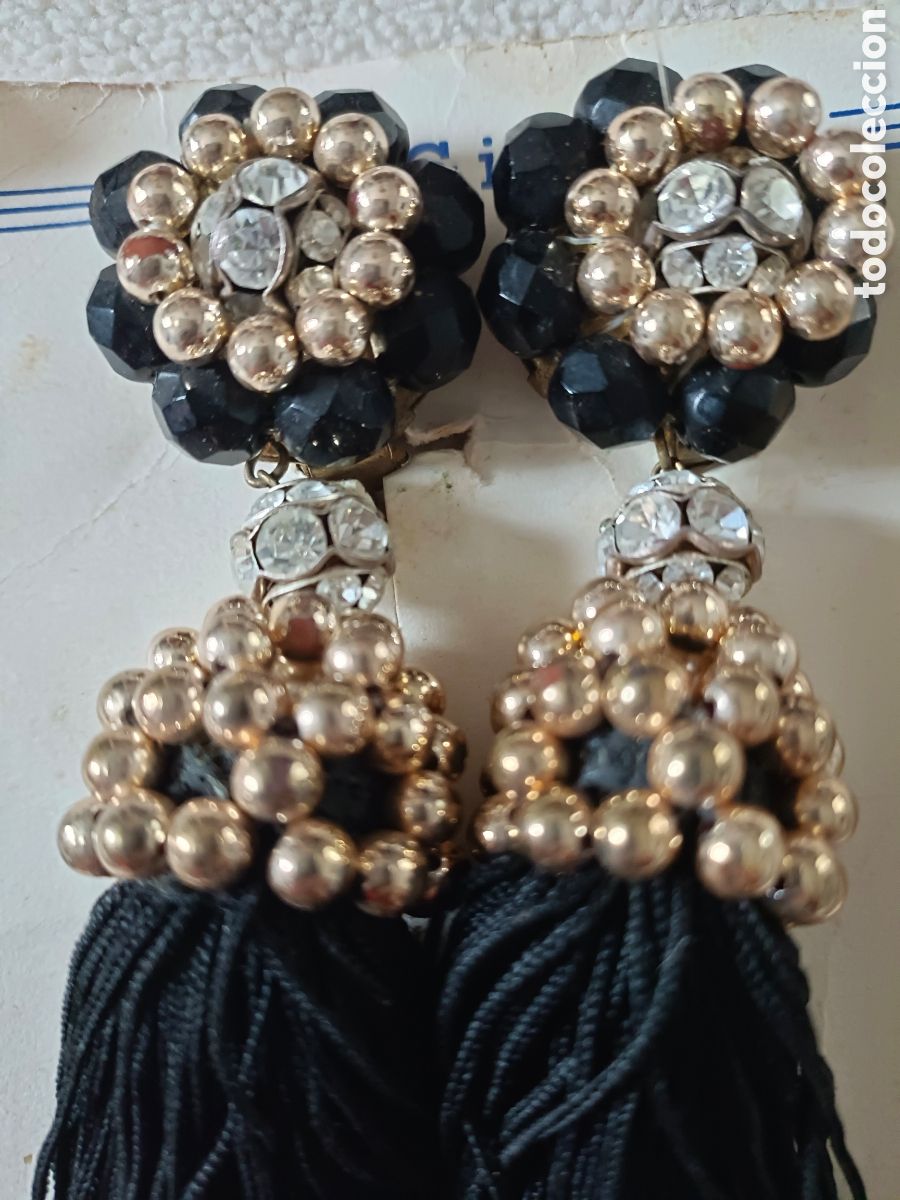 Vintage: Pendientes de gran fiesta - Foto 2