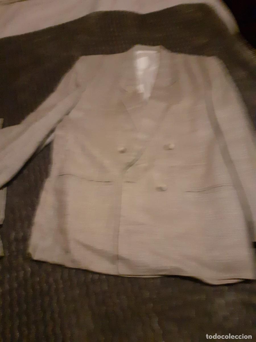 Vintage: Traje de lino EJJM talla 44 - Foto 2