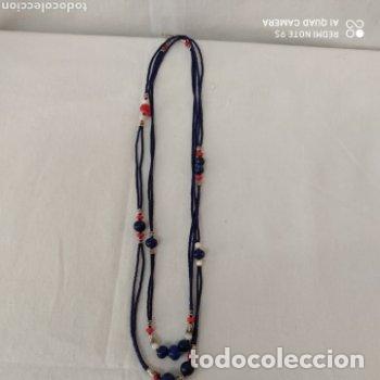 Vintage: Collar doble lapisl&aacute;zuli - Foto 1
