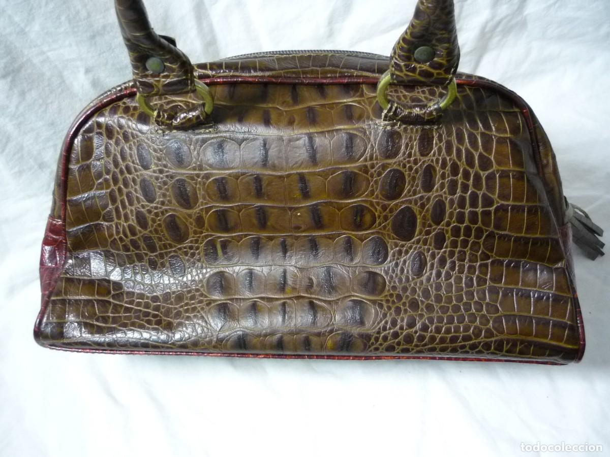 Vintage: Bolso de piel de cocodrilo Swains - Foto 4