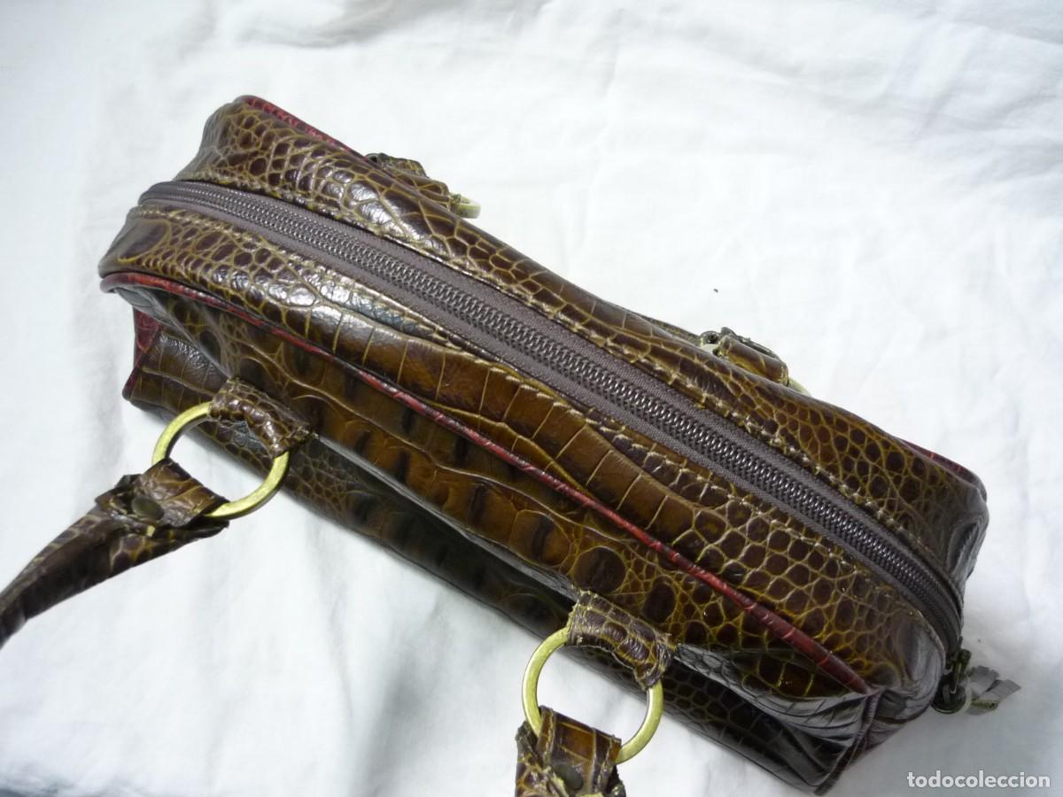 Vintage: Bolso de piel de cocodrilo Swains - Foto 5