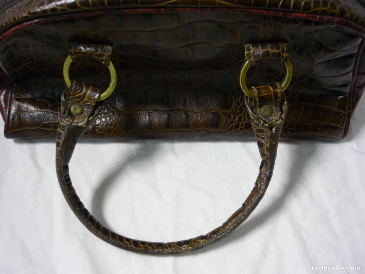 Vintage: Bolso de piel de cocodrilo Swains - Foto 6