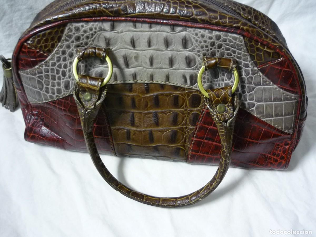 Vintage: Bolso de piel de cocodrilo Swains - Foto 7