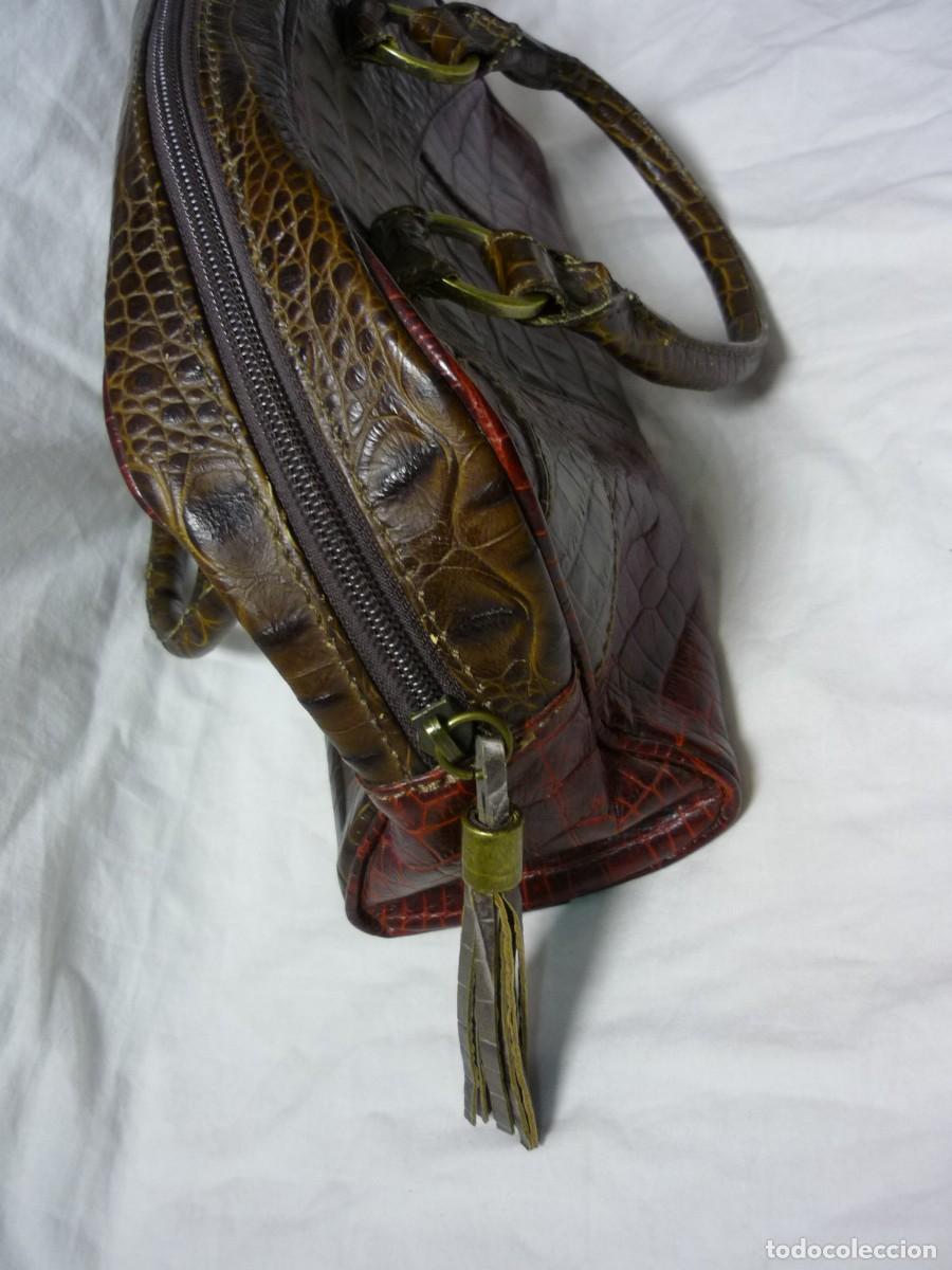 Vintage: Bolso de piel de cocodrilo Swains - Foto 8