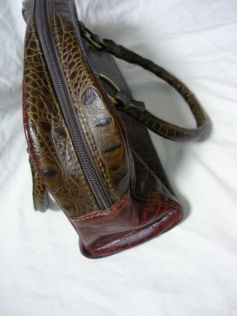 Vintage: Bolso de piel de cocodrilo Swains - Foto 9
