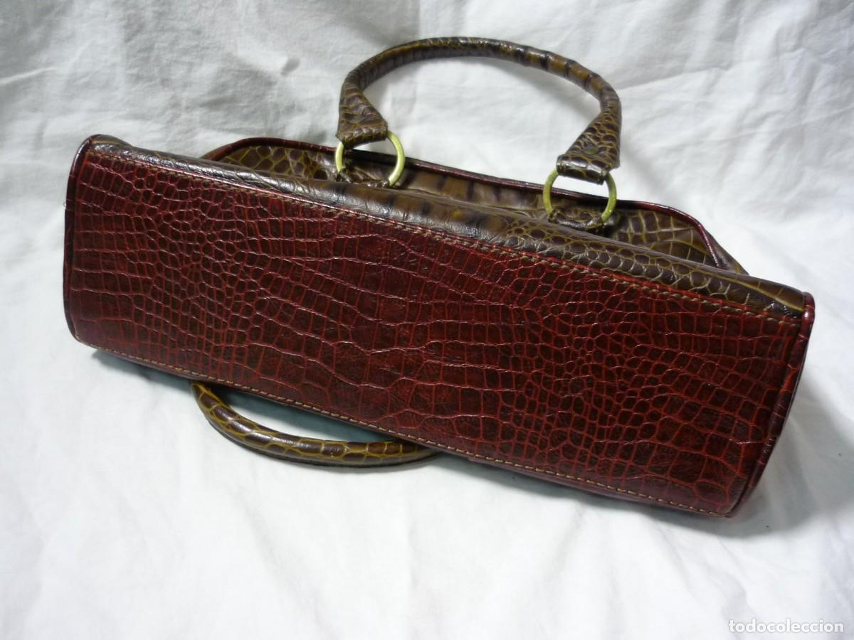 Vintage: Bolso de piel de cocodrilo Swains - Foto 10