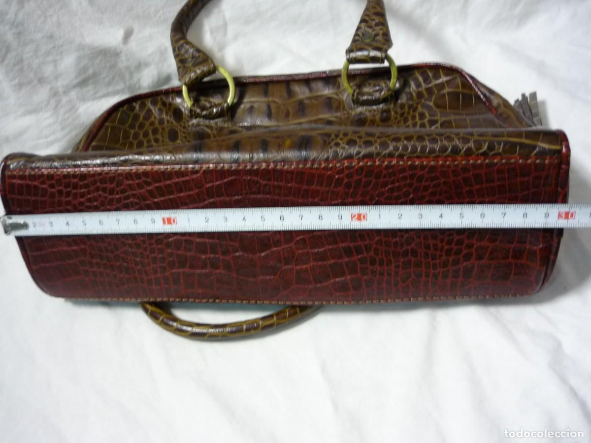 Vintage: Bolso de piel de cocodrilo Swains - Foto 11
