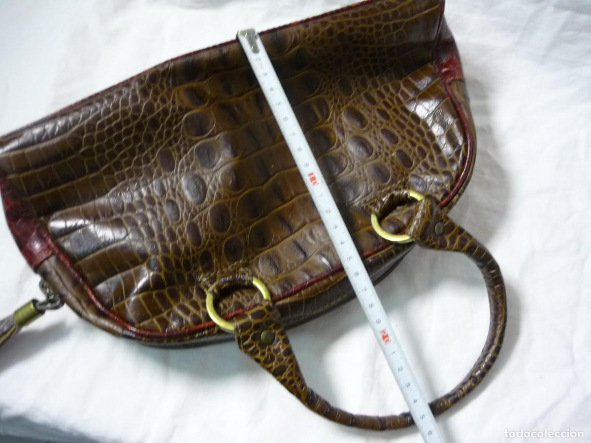 Vintage: Bolso de piel de cocodrilo Swains - Foto 13