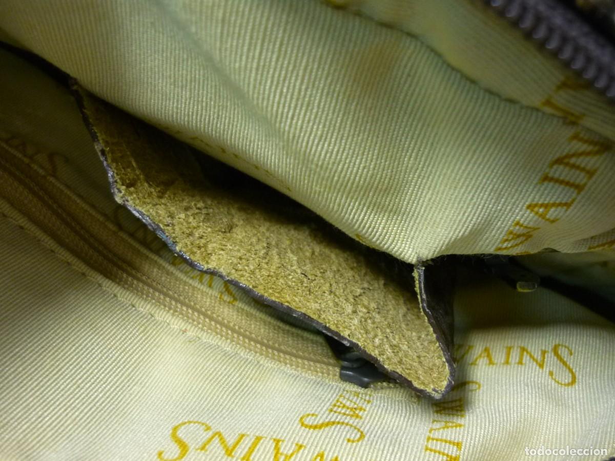 Vintage: Bolso de piel de cocodrilo Swains - Foto 17
