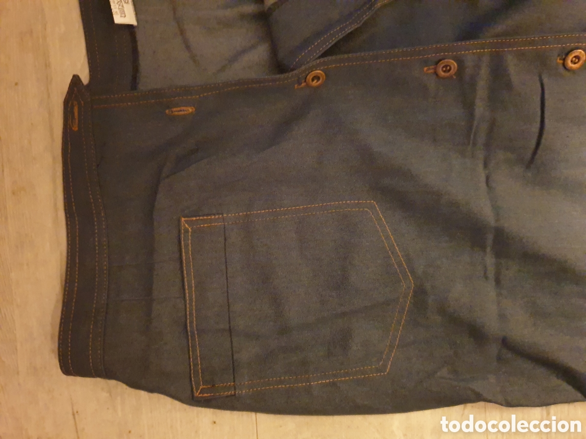 Vintage: Falda azul. Talla 50. - Foto 4