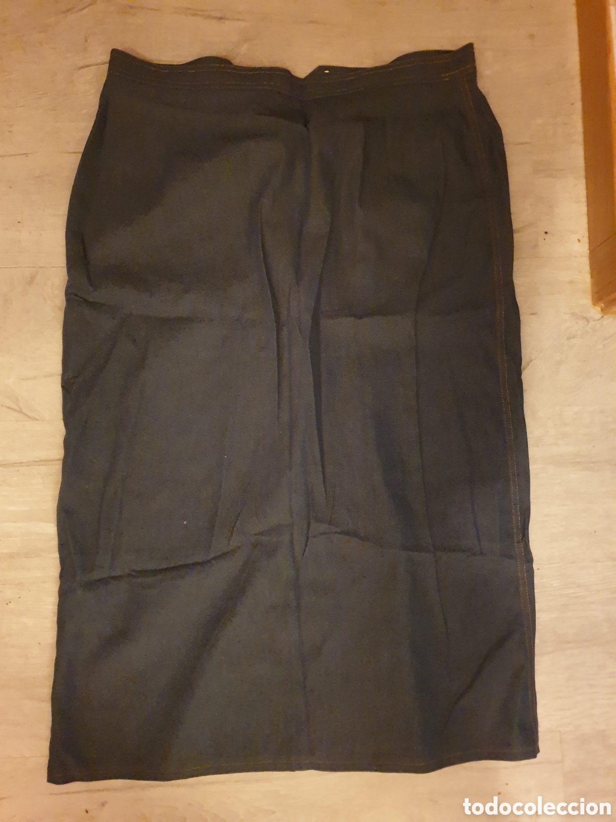 Vintage: Falda azul. Talla 50. - Foto 5