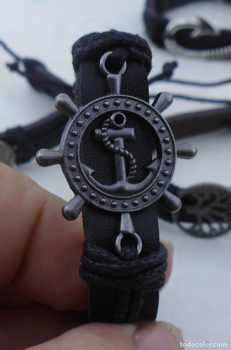 Vintage: Pulseras de cuero nuevas - Foto 4