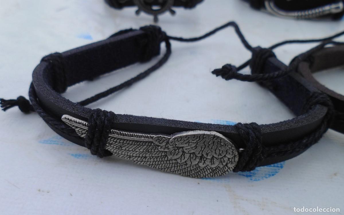 Vintage: Pulseras de cuero nuevas - Foto 9