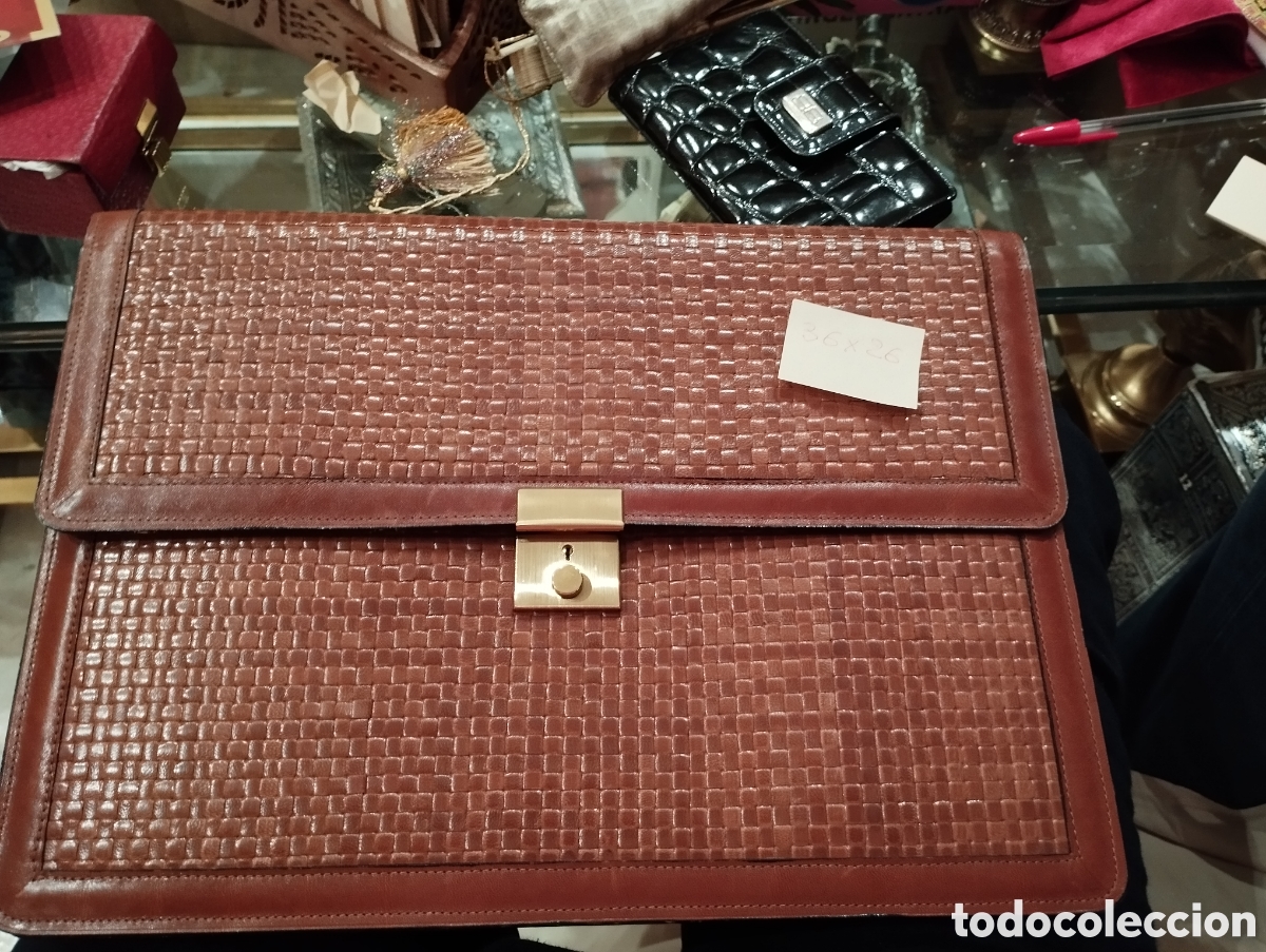 Vintage: Cartera de piel - Foto 1
