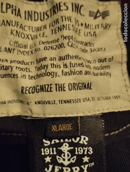 Vintage: ALPHA SAILOR JERRY TALLA XL - Foto 9