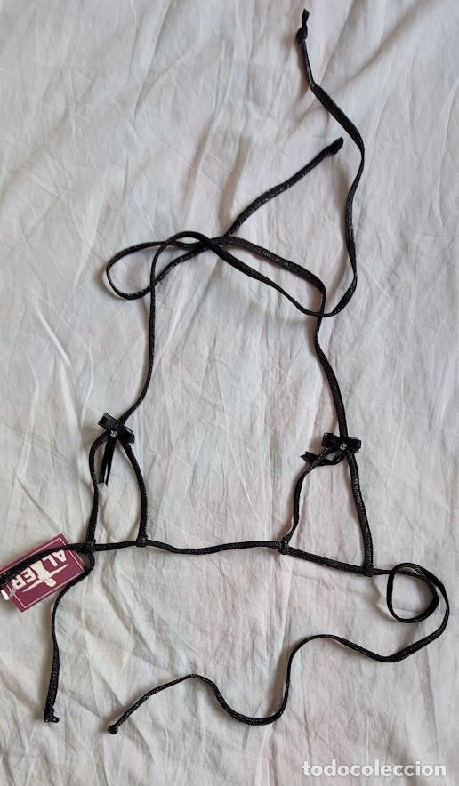 Vintage: Sujetador y tanga negro - Foto 3