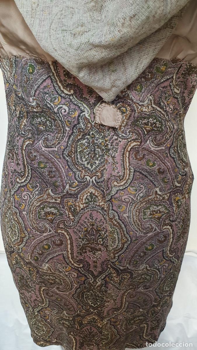 Vintage: Vestido tela cacharell - Foto 4