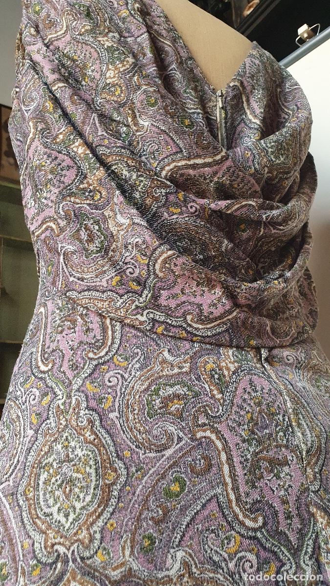 Vintage: Vestido tela cacharell - Foto 7