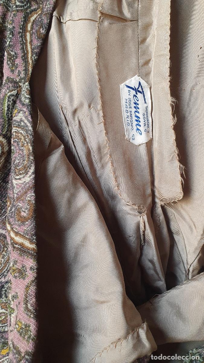 Vintage: Vestido tela cacharell - Foto 8