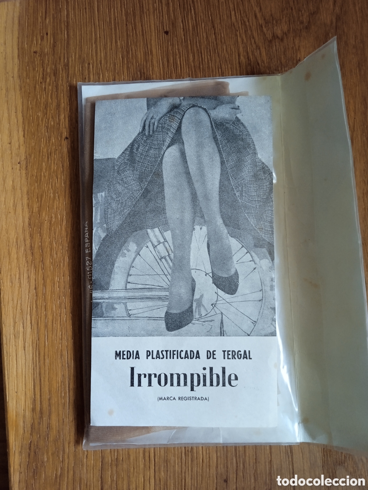 Vintage: Antiguas medias de tergal, trasparentes. - Foto 1