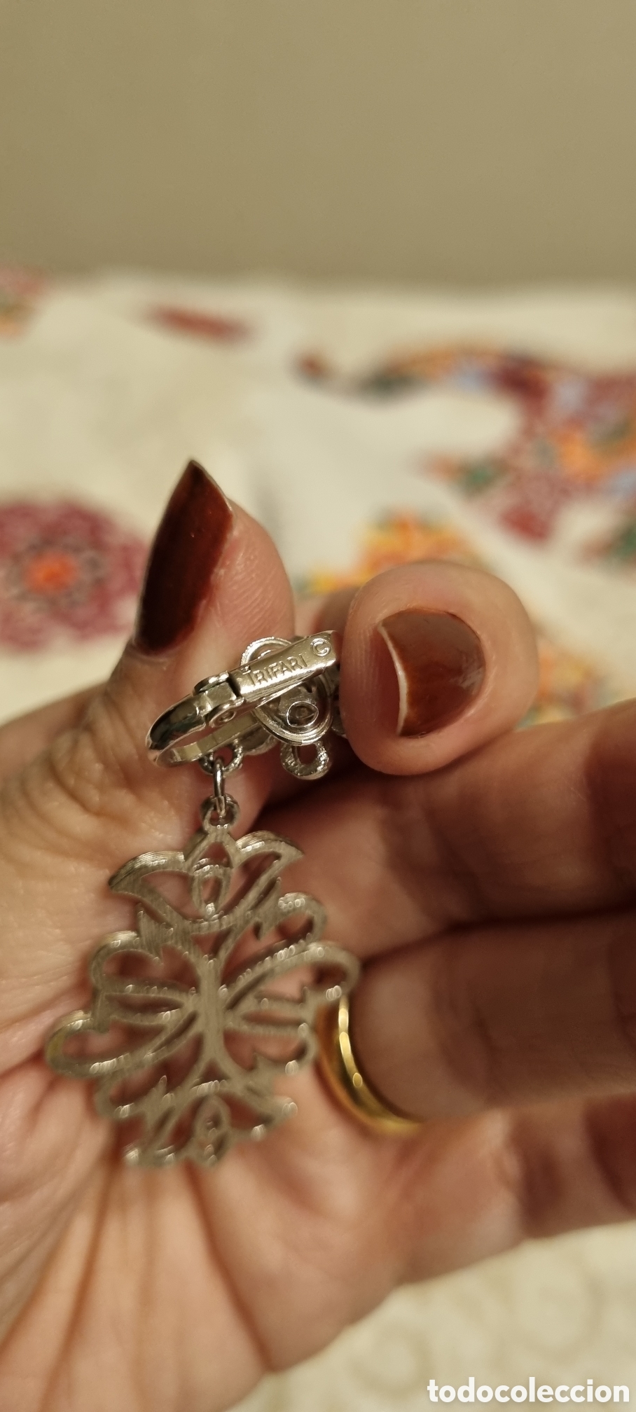 Vintage: Pendientes Trifari - Foto 5