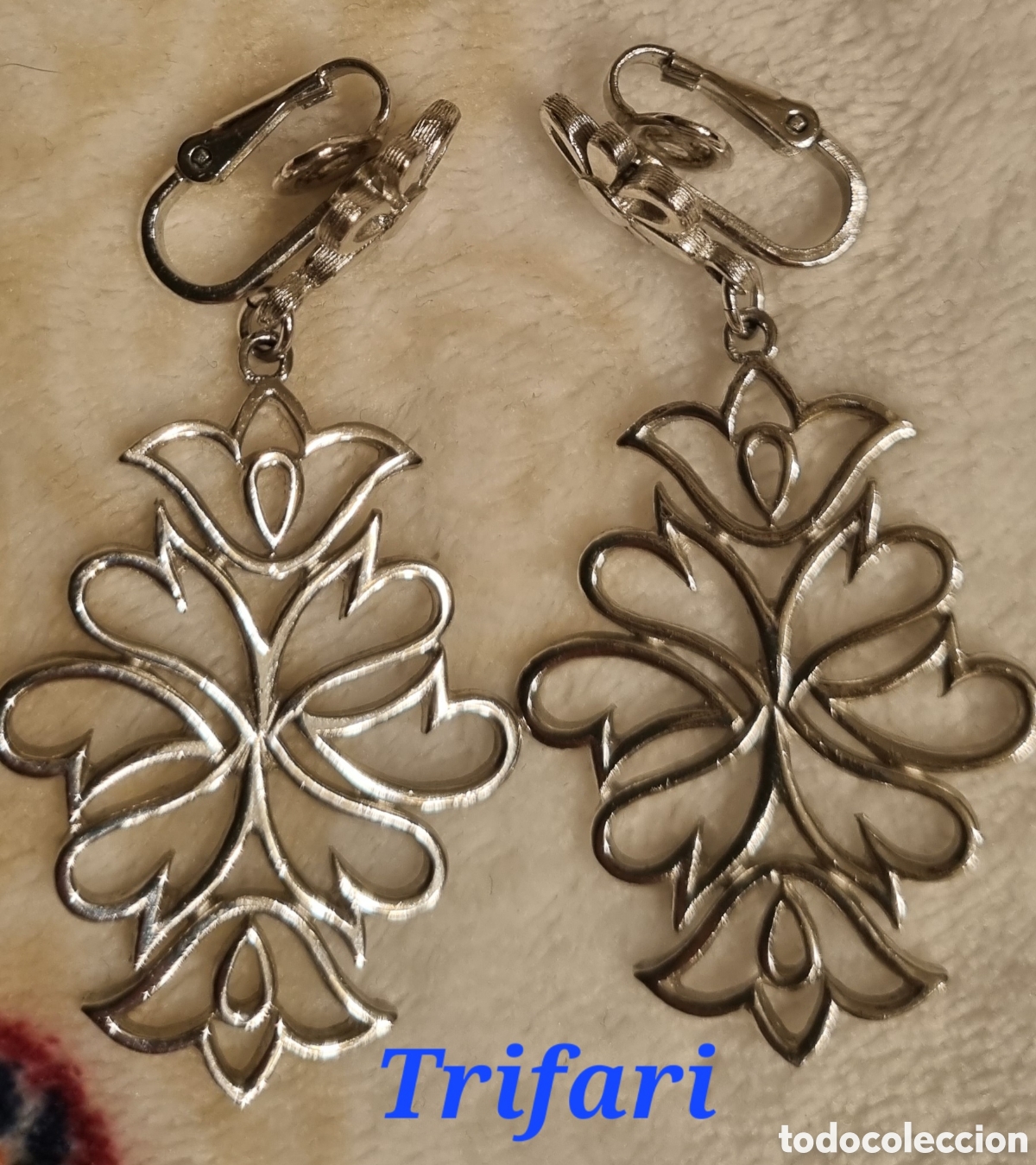 Vintage: Pendientes Trifari - Foto 1