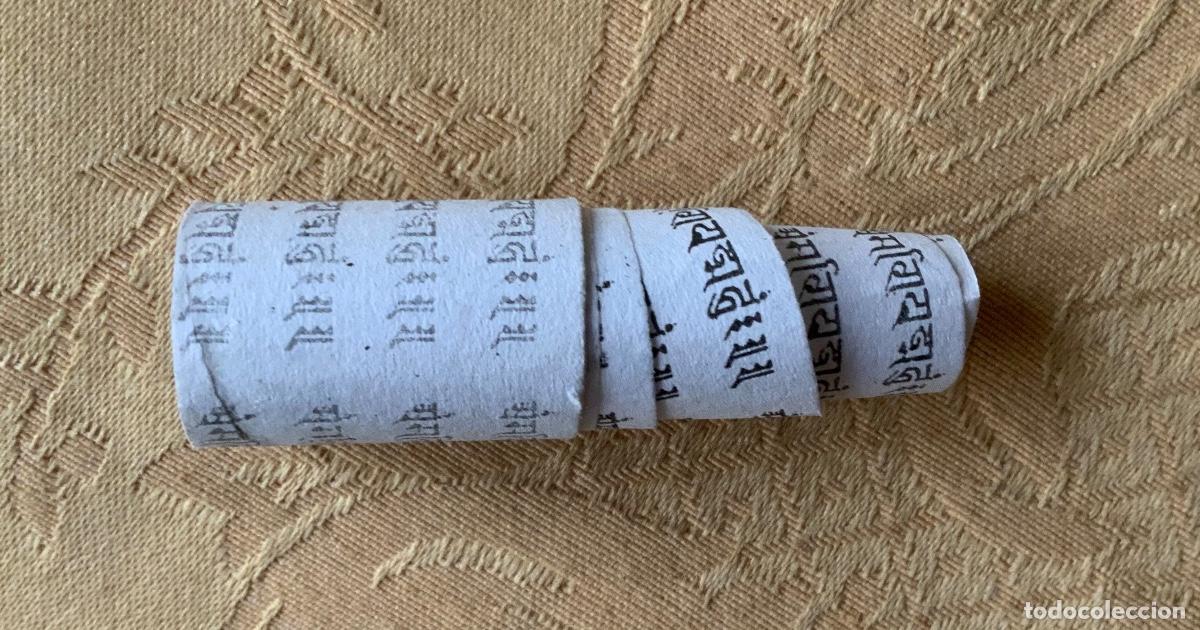 Vintage: ABALORIO TIBETANO RUEDA DE ORACION TURQUESA - Foto 11