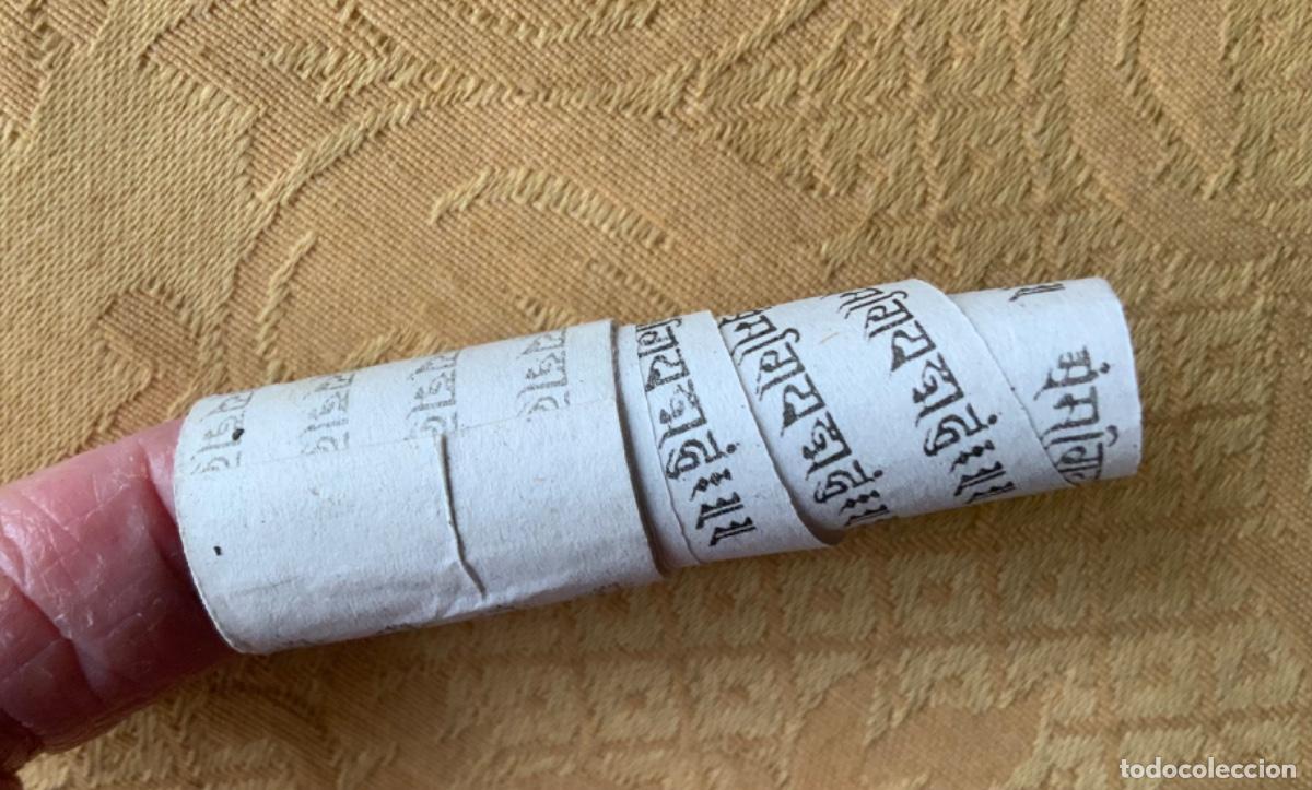 Vintage: ABALORIO TIBETANO RUEDA DE ORACION TURQUESA - Foto 6