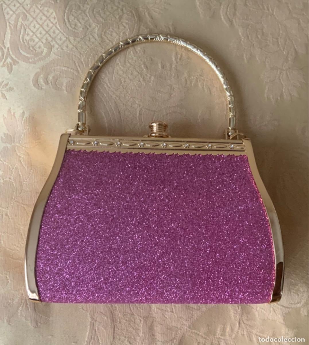 Vintage: MINI BOLSO CLUTCH ROSA TIPO BARBIE - Foto 1